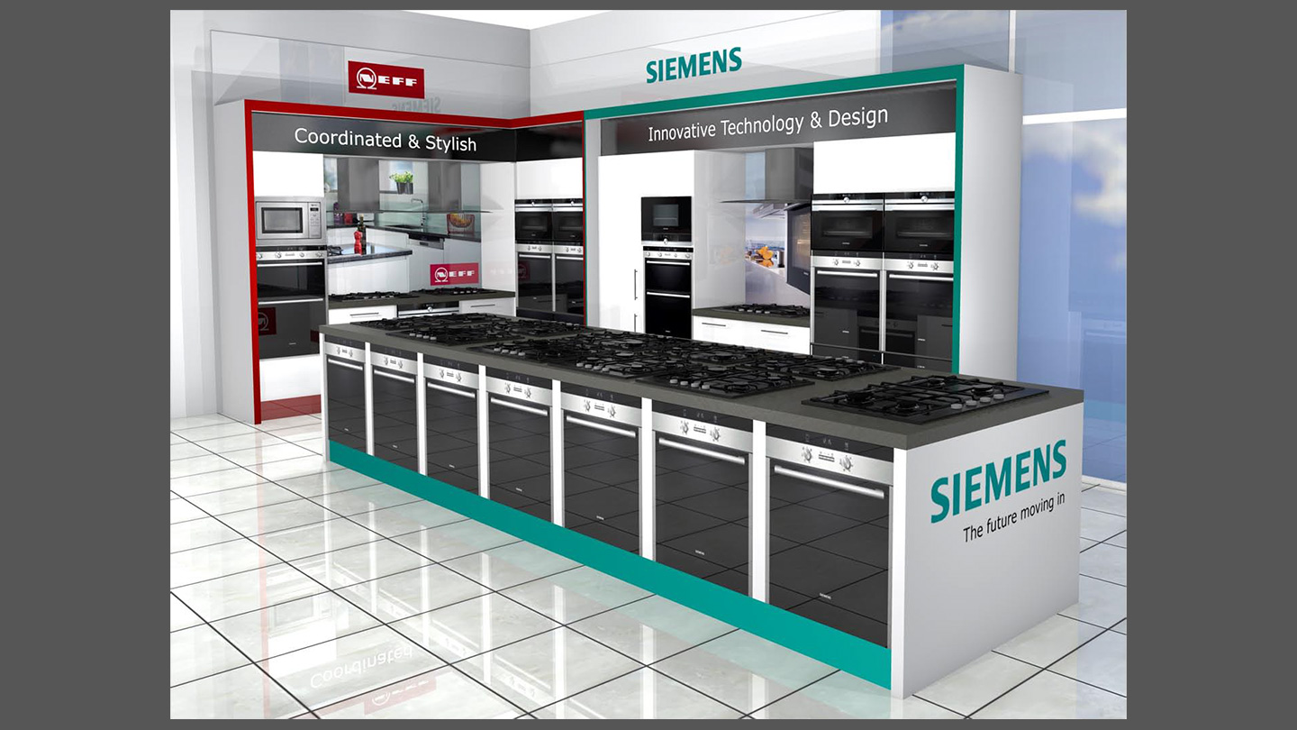 Siemens Gorey Display Stand