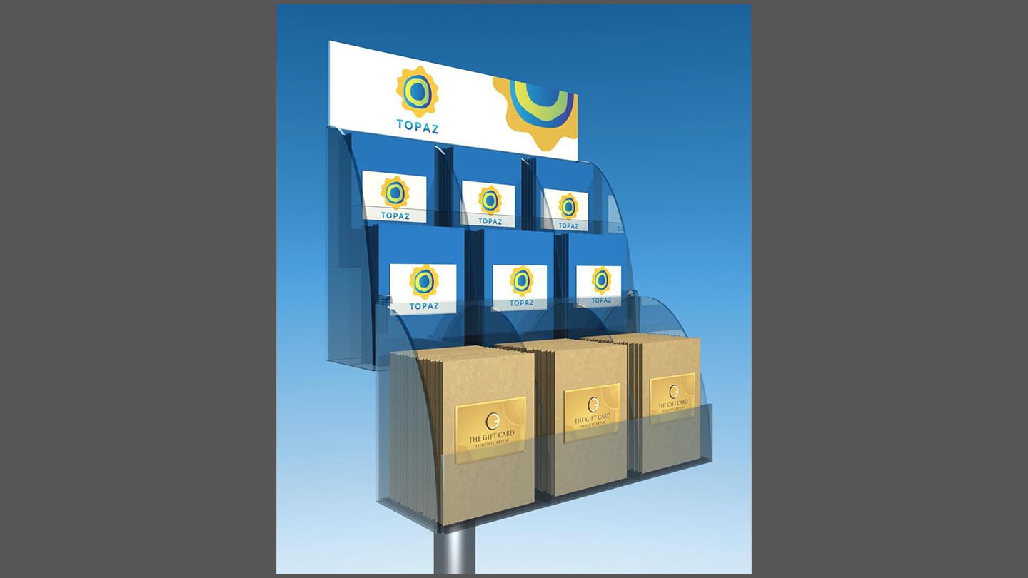 Topaz Gift Card Unit