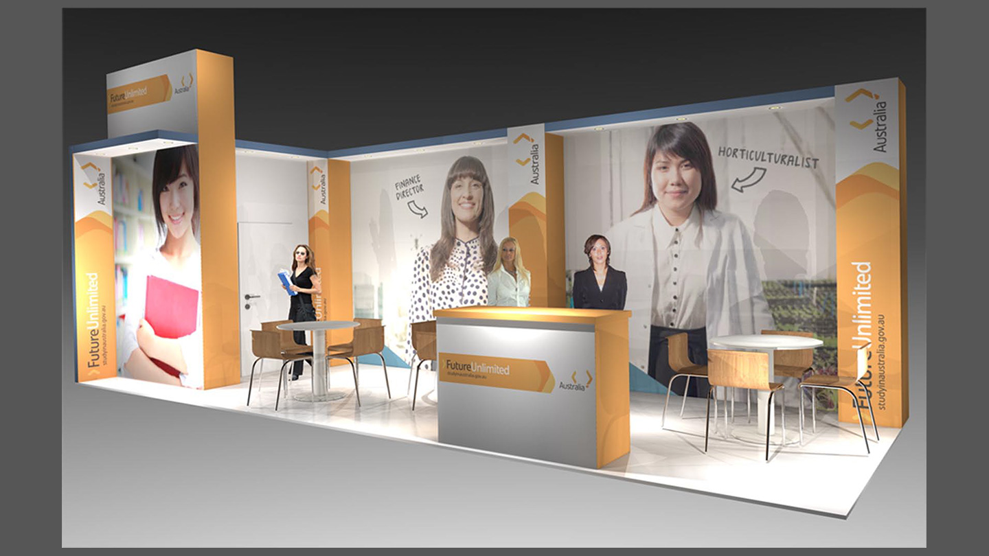 Australia Future Unlimited Display Stand
