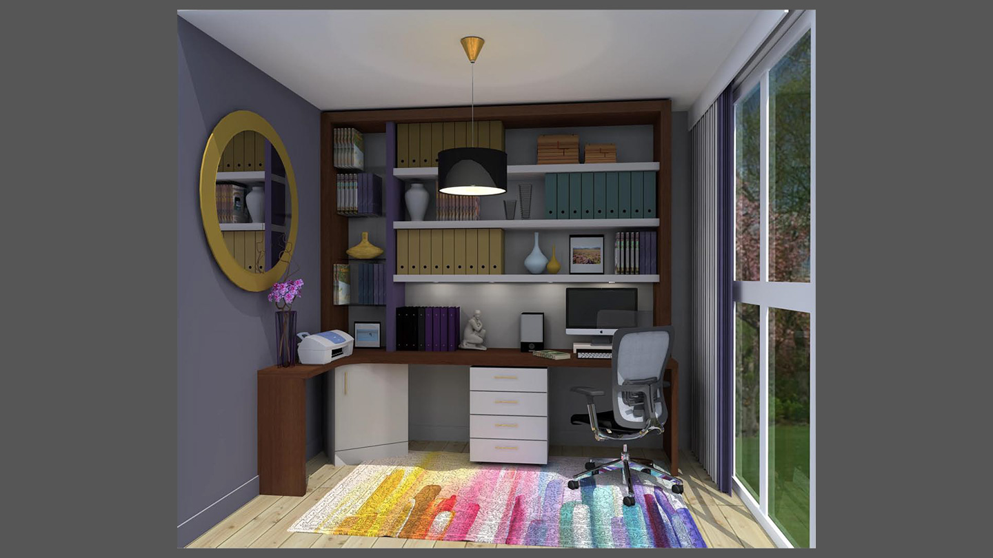 Office 3D Rendering Sample