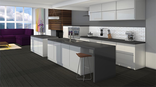 Kitchen 3D Rendering Sample Thumbnail Image