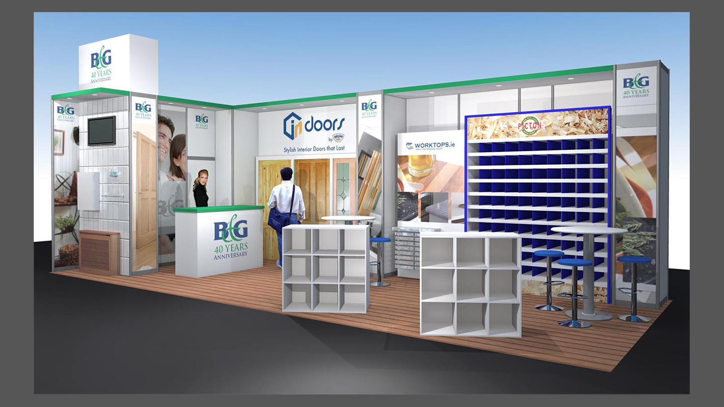 B and G Do It Yourself Display Stand