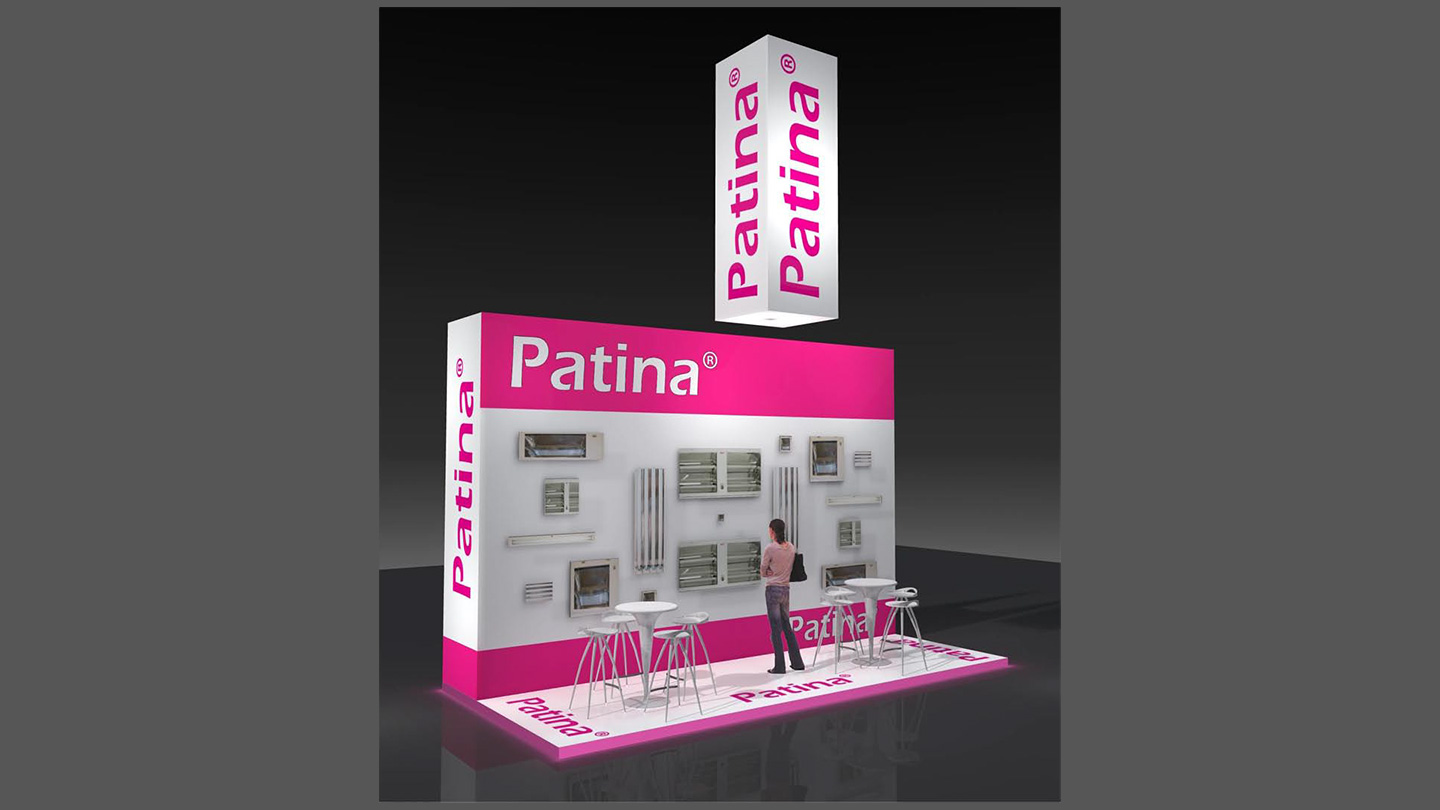 Patina Lighting Dispaly Stand